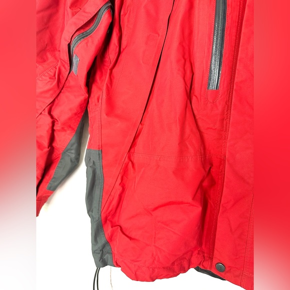 Columbia Titanium Men Size Large Red Black Omni Heat Jacket Hood Zip Pockets - Picture 12 of 16